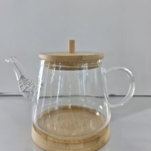 Théière Verre & Bambou "Nature" Transparent (THV01)