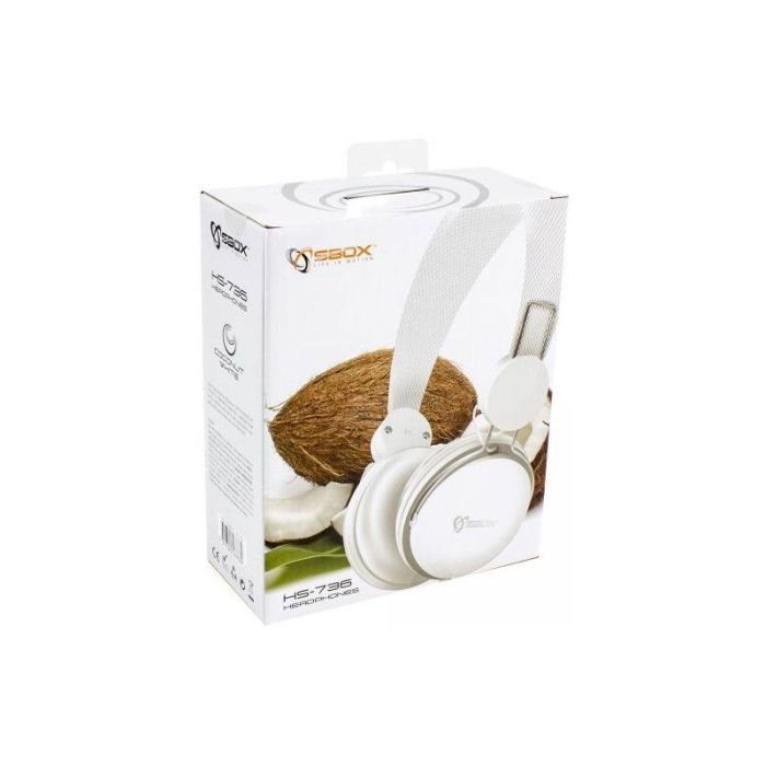 CASQUE FILAIRE SBOX HS-736 - BLANC 2 CASQUE FILAIRE SBOX HS-736 - BLANC