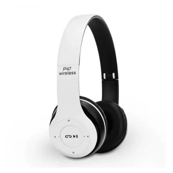 CASQUE STÉRÉO SANS FIL OAKORN P47 BLUETOOTH - BLANC 2