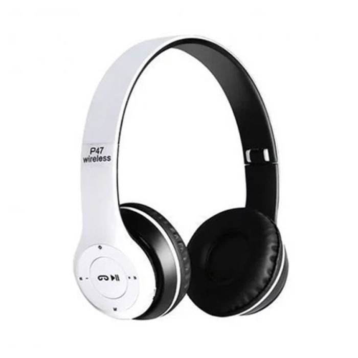 CASQUE STÉRÉO SANS FIL OAKORN P47 BLUETOOTH - BLANC 3 CASQUE STÉRÉO SANS FIL OAKORN P47 BLUETOOTH - BLANC