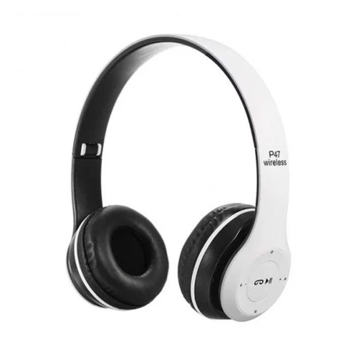 CASQUE STÉRÉO SANS FIL OAKORN P47 BLUETOOTH - BLANC CASQUE STÉRÉO SANS FIL OAKORN P47 BLUETOOTH - BLANC