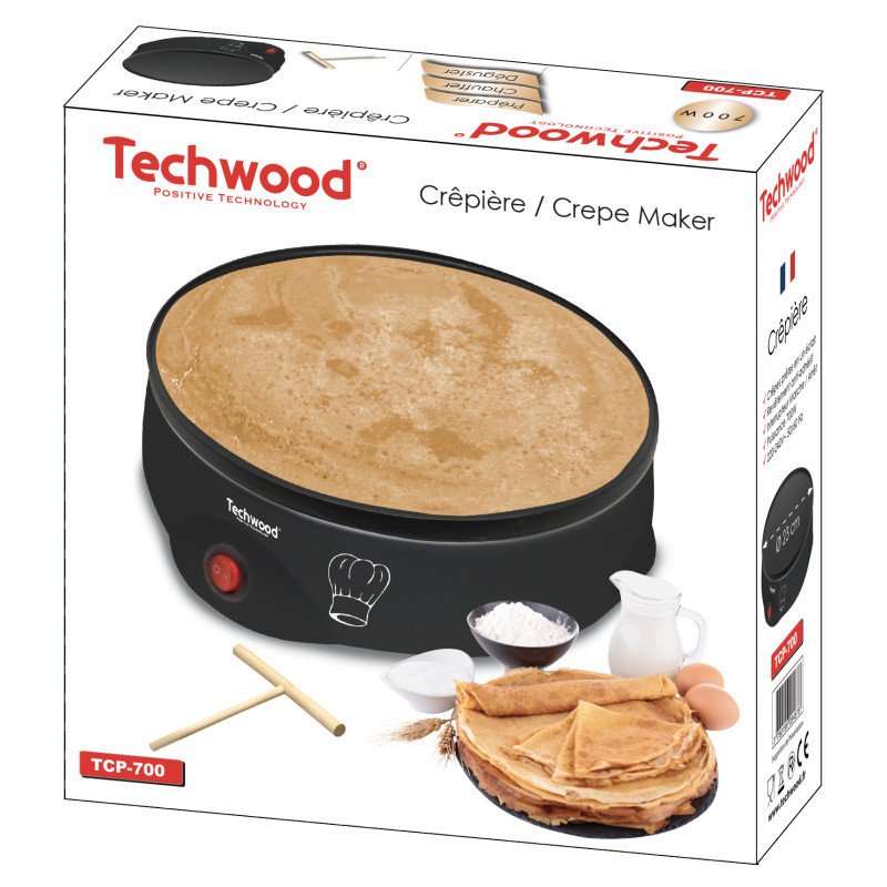 CRÊPIÈRE ÉLECTRIQUE TECHWOOD (TCP-700). CRÊPIÈRE ÉLECTRIQUE TECHWOOD (TCP-700)