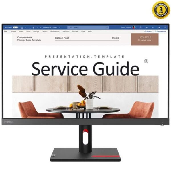 ECRAN LENOVO THINK VISION S24I-30 23.8'' FULL HD 100HZ