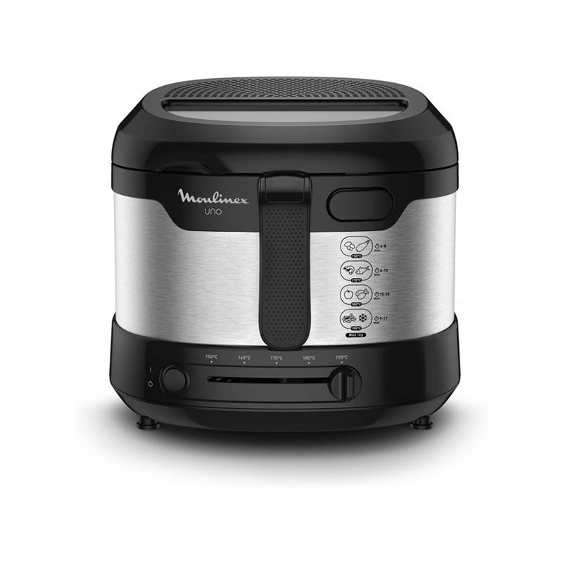 FRITEUSE UNO MOULINEX NOIR GRIS (AF215D10) FRITEUSE UNO MOULINEX NOIR/GRIS (AF215D10)