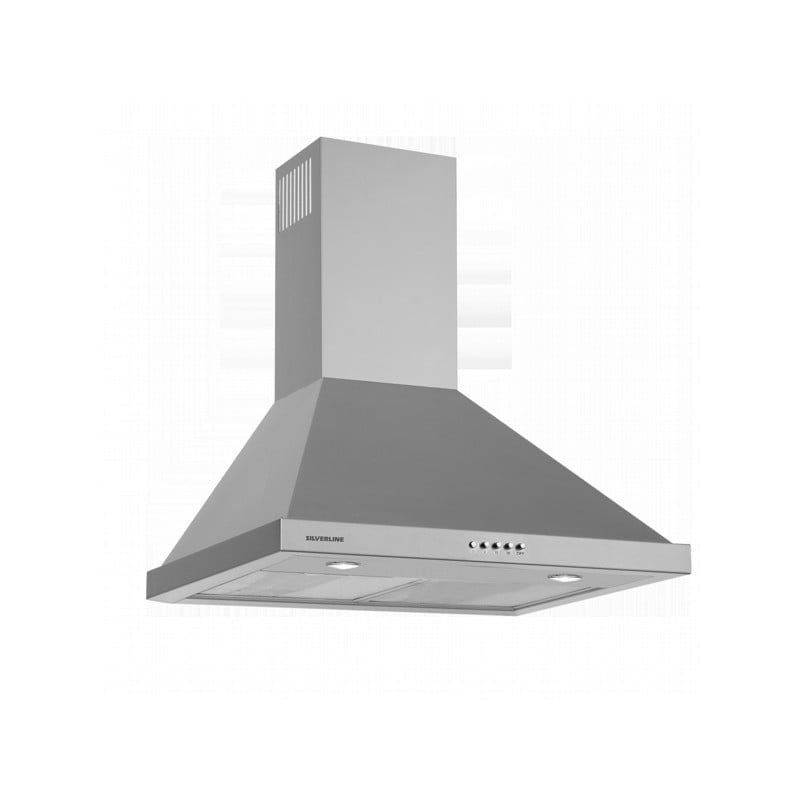 Hotte pyramidale SILVERLINE murale, 60 cm, Inox, 2240.60 Hotte pyramidale SILVERLINE murale, 60 cm, Inox, 2240.60