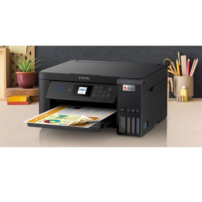 IMPRIMANTE À RÉSERVOIR INTÉGRÉ EPSON ECOTANK L4260 3EN1 COULEUR WIFI...