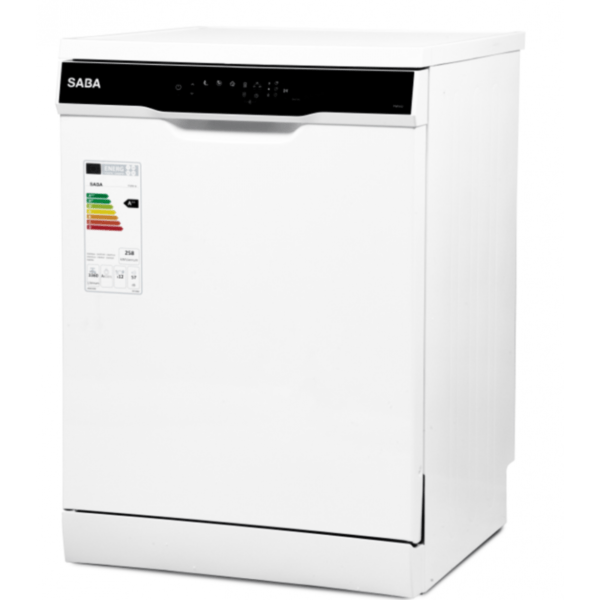 Lave Vaisselle SABA , 12 couverts, 6 programmes, Blanc, FNPA12-BL
