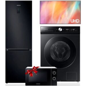 PACK SAMSUNG RÉFRIGÉRATEUR + MACHINE A LAVER + TV + MICRO-ONDE GRATUIT