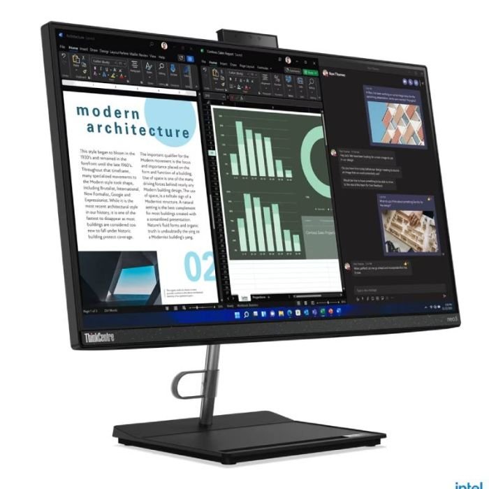 PC DE BUREAU ALL IN ONE LENOVO THINK CENTRE NÉO 30A 22 I5 12È GÉN 8G 256GO SSD.