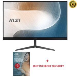 PC DE BUREAU ALL IN ONE MSI MODERN AM241 11M I3 11È GÉN 8GO 512GO SSD - NOIR
