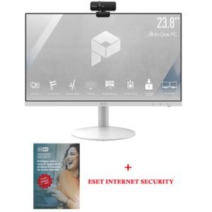 PC DE BUREAU ALL IN ONE MSI PRO AP241 11M PENTIUM GOLD G6405 4GO 128GO SSD - BLANC