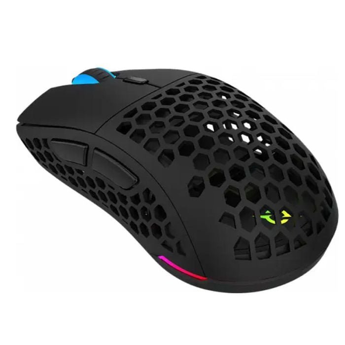 SOURIS FILAIRE GAMER AQIRYS TGA DOUBLE MODE RGB - NOIRf