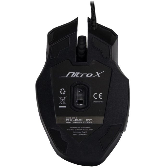 SOURIS GAMER NITROX GX-62 LED RVB - NOIR 4