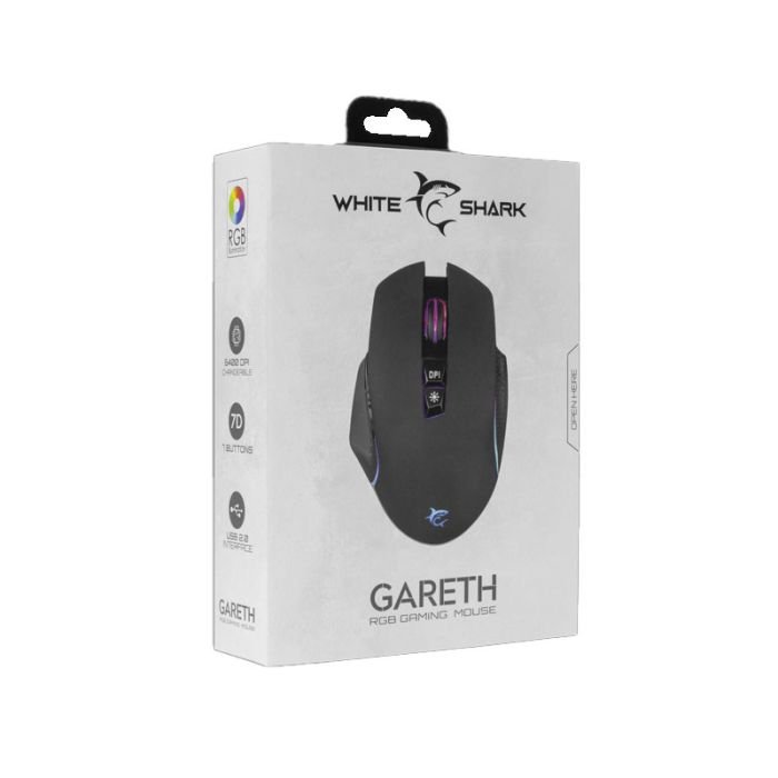 SOURIS GAMER WHITE SHARK GALAHAD GM-5009 - NOIR x SOURIS GAMER WHITE SHARK GALAHAD GM-5009 - NOIR