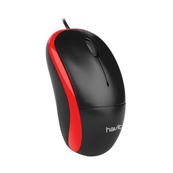 SOURIS OPTIQUE USB HAVIT MS851- NOIR&ROUGE SOURIS OPTIQUE USB HAVIT MS851- NOIR&ROUGE