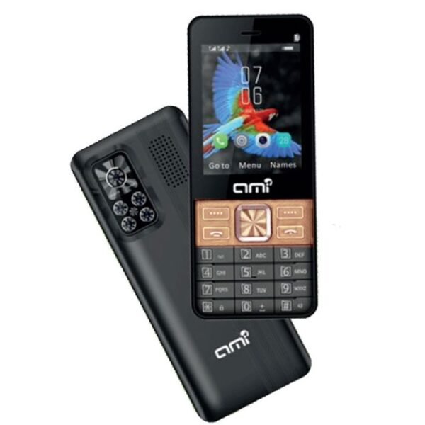TÉLÉPHONE PORTABLE AMI F35 PLUS - NOIR&CUIVRE