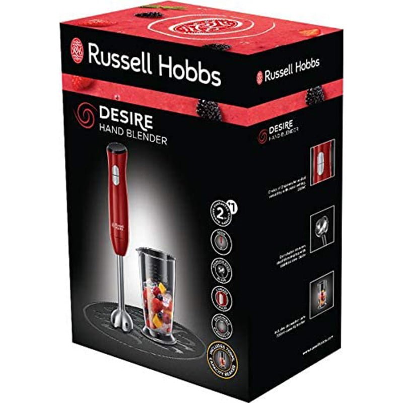 mixeur-plongeant-desire-russel-hobbs-rouge-24690-56 MIXEUR PLONGEANT DESIRE RUSSEL HOBBS ROUGE (24690-56)