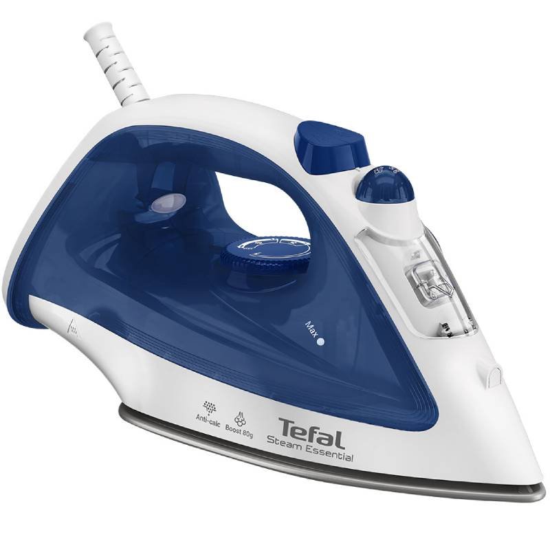 Fer à Vapeur TEFAL FV1054L0 1200W - Bleu Fer à Vapeur TEFAL FV1054L0 1200W - Bleu
