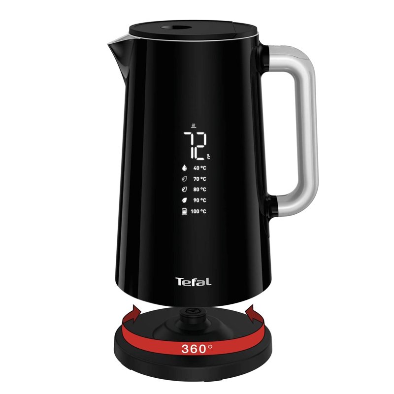 Bouilloire Smart Sans Fil TEFAL K0850810 1800W 1.7Litre - Noir 2 Bouilloire Smart Sans Fil TEFAL K0850810 1800W 1.7Litre - Noir